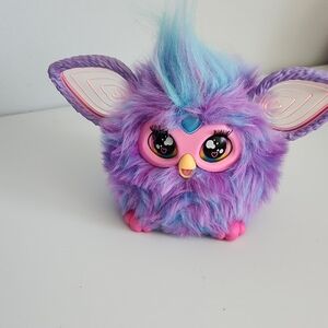 Purple and Blue Stuffed Animal Toy